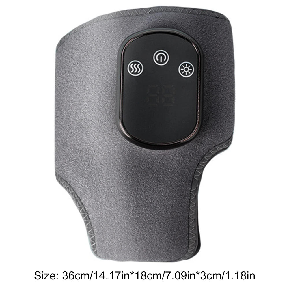 Cordless Heated Ankle Wrap Foot Revive Massager with 3 Vibration Mode 5 Heat Level