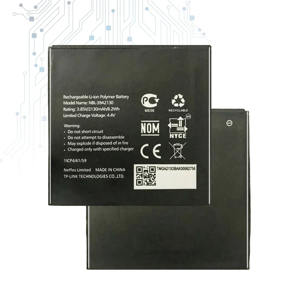

NBL-39A2130 2130mAh Сменный аккумулятор для TP-Link Neffos Y5/TP802A