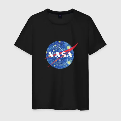 Мужская футболка хлопок NASA | одежда