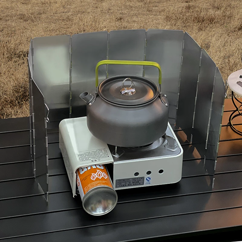 Camping Cookware Dinnerware 10 Plates Foldable Cooking Cooker Gas Stove