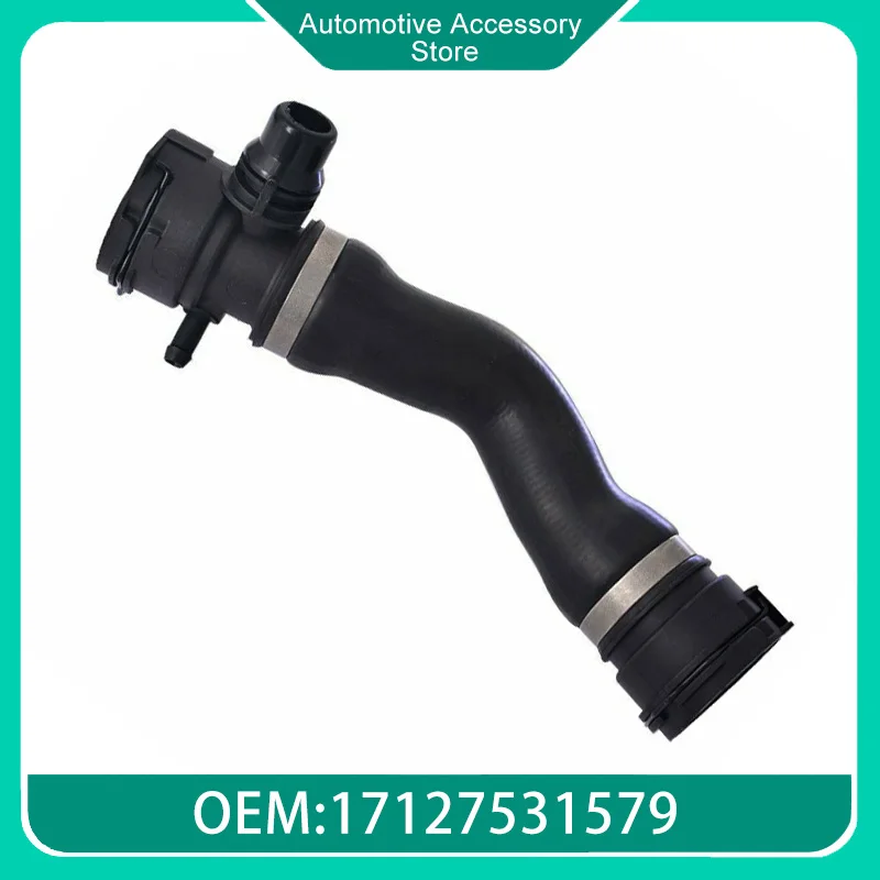 Manguera Superior De Radiador Para BMW 545i/645Ci 2004-2005 - Color Negro, 4.4L V8