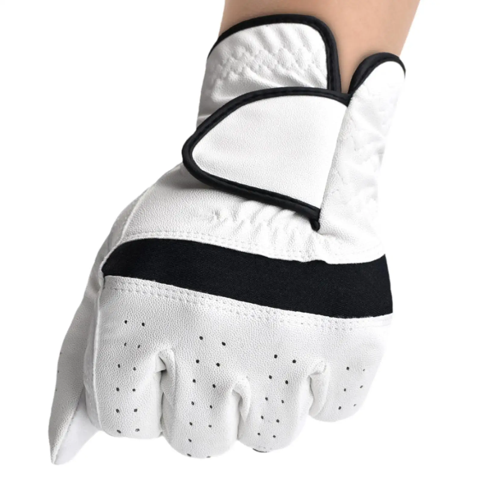 Golf Glove for Left Handed Mitten Nonslip Sports Portable Golfer Gift Accessory Wear Resistant Simple Golf Training Practice