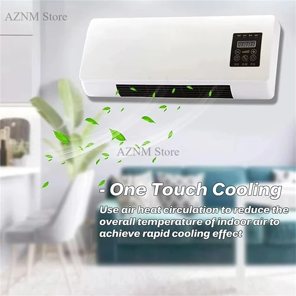 Climatiseur mural portable 1800W avec télécommande, climatiseur split multifonctionnel pour la maison 2