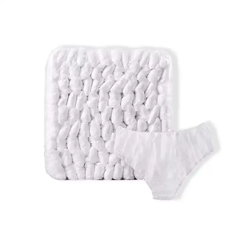 Non Woven Fabric Breathable Disposable Panties For Women Men Business Trips Spa Wash-Free Briefs Menstruation Underwear