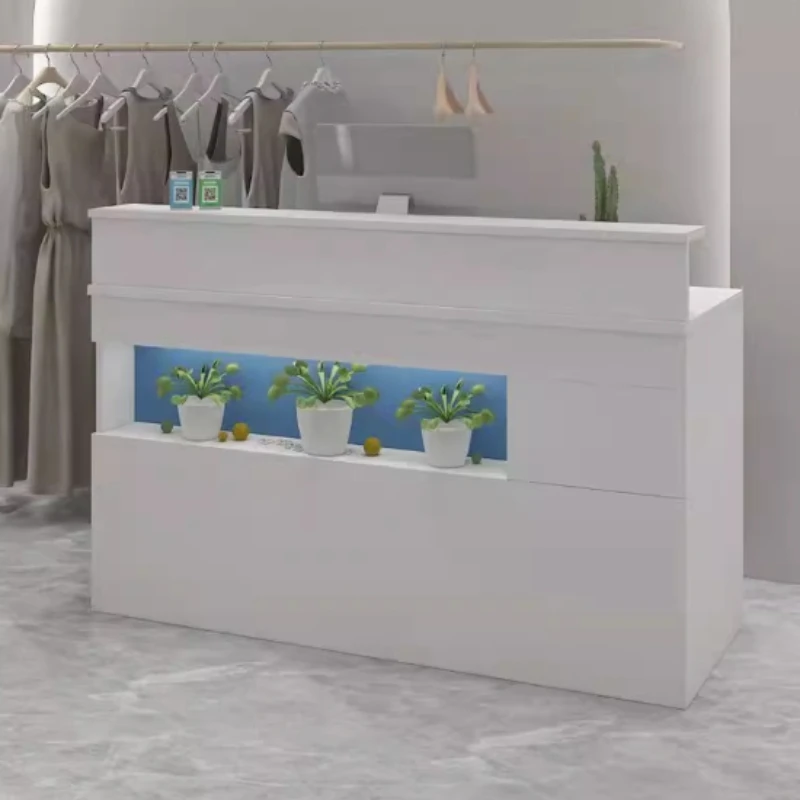 Party Reception Desk Beauty Center Furniture Luxury Lectern Atelier Front Receptionist Counter Mostrador Recepcion Store Salon reception desk storage