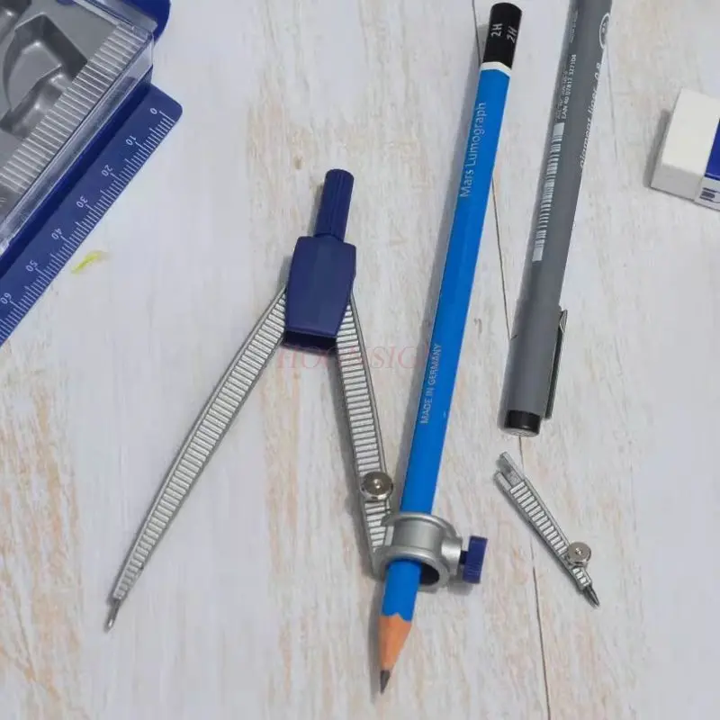 고등학교 입학 시험용 나침반 1개, 클램프 연필, 바늘, 튜브 펜, 나침반, 산업용 도면