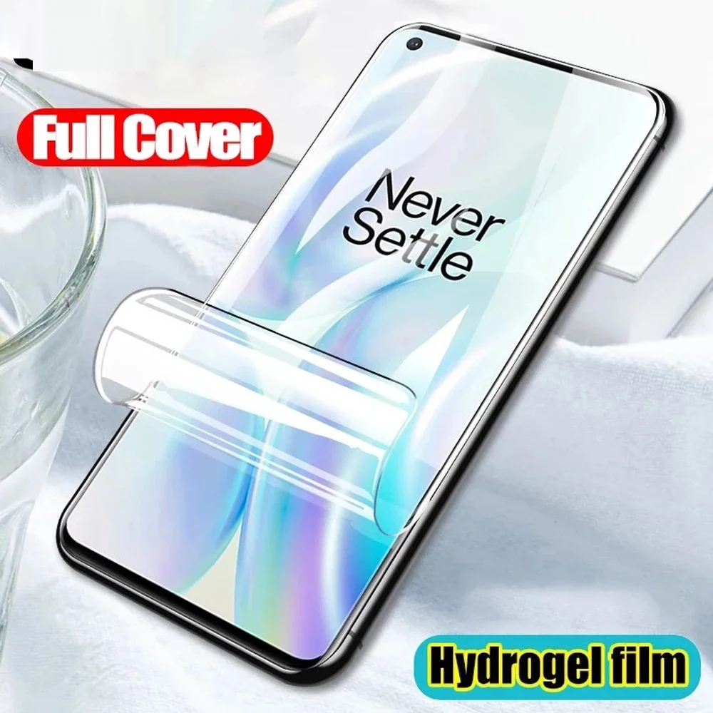 

Гидрогелевая пленка с полным покрытием для Oneplus 7 8 9 9R 10 Pro, Защитная пленка для экрана Oneplus Nord 2, 6T, 7T, 8T Pro, мягкая пленка, не стекло