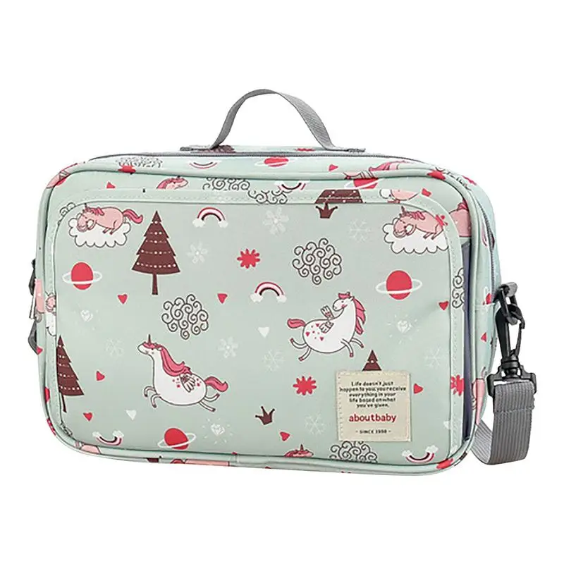 

Сумка на детскую коляску, легкий органайзер для подгузников, с ремешком на плечо и крючком