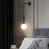 Modern Simple Glass Wall Lamp Nordic Creative LED Luxury Wall Lamps for Living Room Bedroom Bedside Wall Light Fixtures Lighting 3