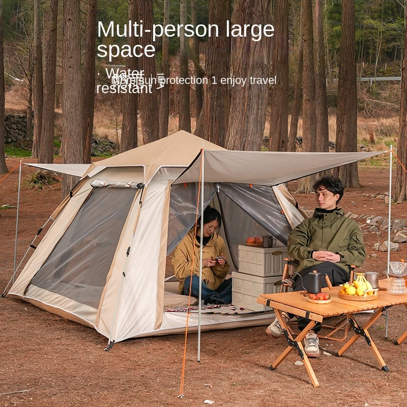 Polar Eagle Outdoor Tent 46 People Automatic Camping Canopy Tent Camping Picnic Package