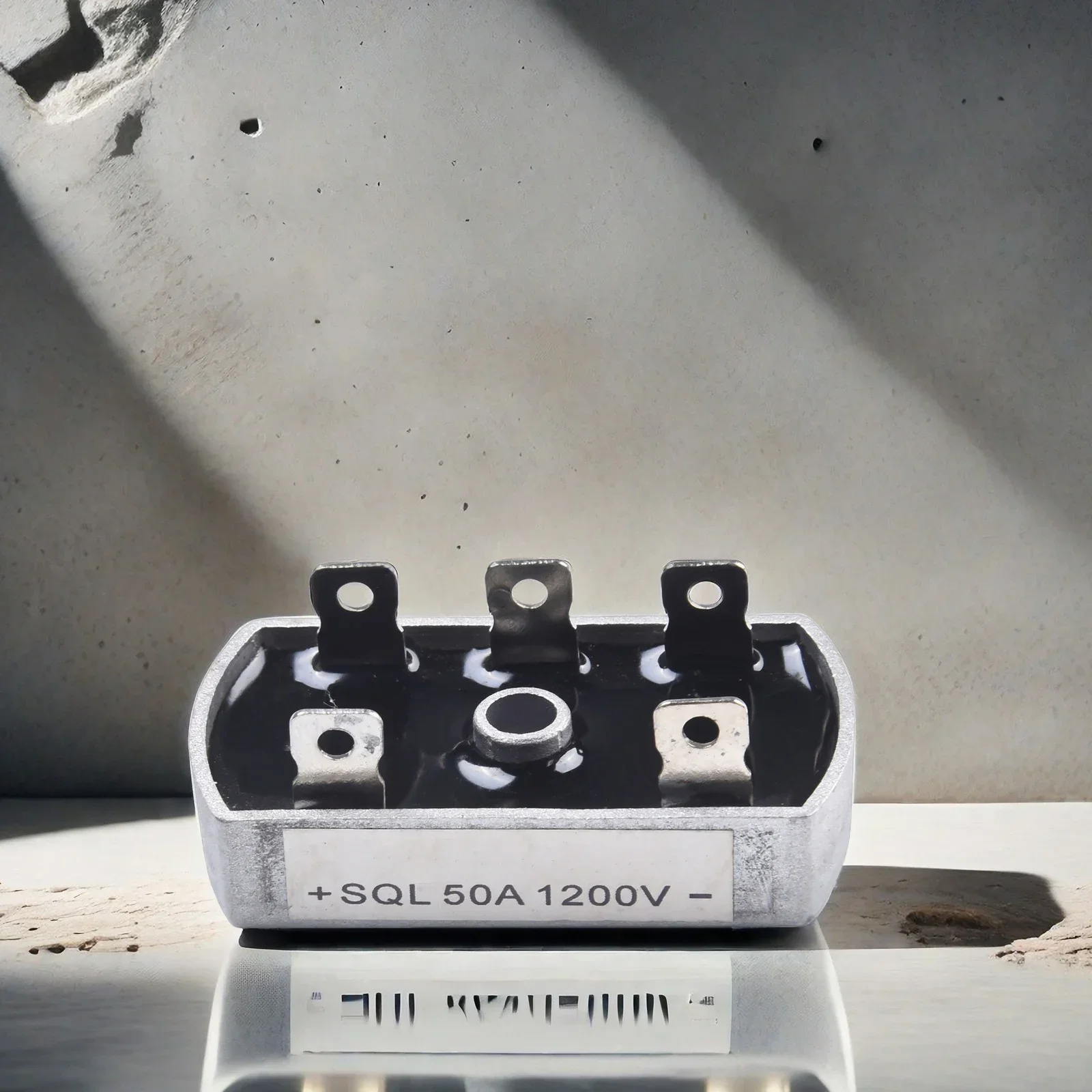 1pc 50A 1000V Diode Bridge Rectifier For Three Phase Diode PMA Wind Turbine Generator Electrically-isolated Metal Bridge