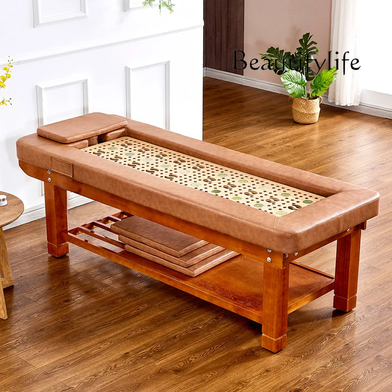 

Nordic Beauty Salon Smokeless Moxibustion Bed for Home Use Physiotherapy Bed