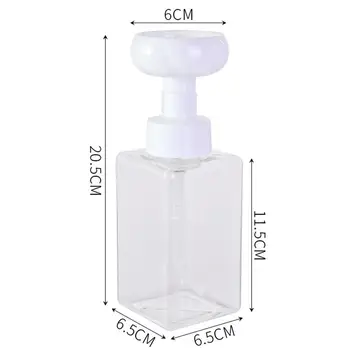 ขวดสบู่โฟมแบบใช้ซ้ำได้ รูปทรงดอกไม้ สำหรับผู้ใหญ่ ใช้ในห้องน้ำ อ่างล้างหน้า แชมพู เจลอาบน้ำ 1