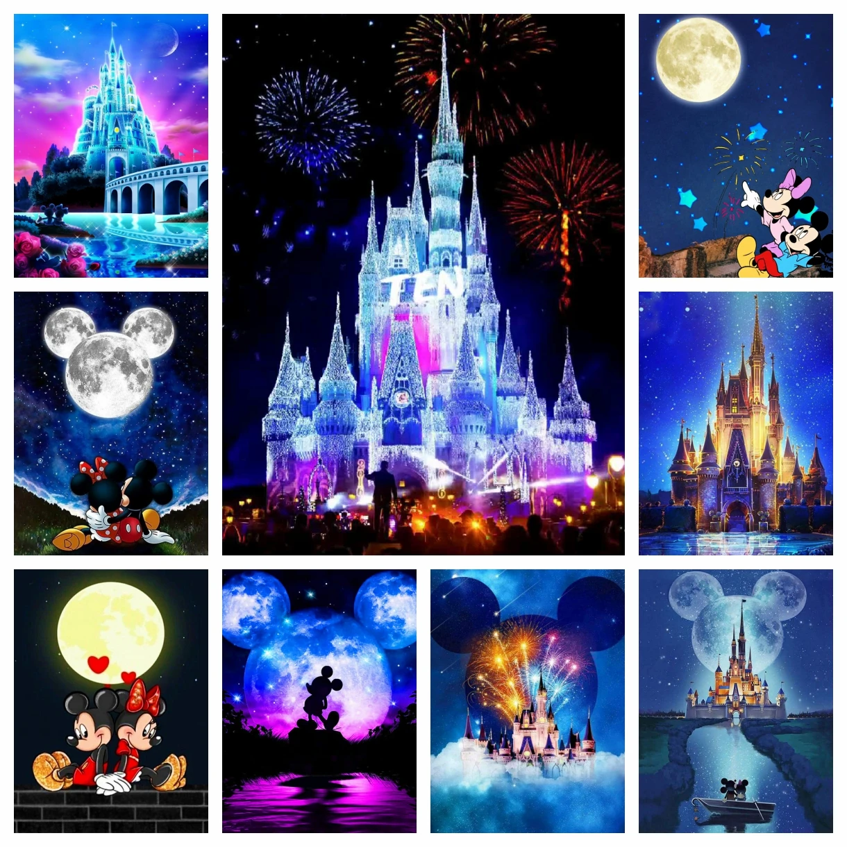 Magie Disney: Châteaux enchantés, Mickey & Minnie sous la lune