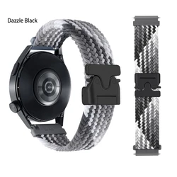 Braided Parachute Bracelet Style Strap for Smartwatches - 20mm & 22mm (Color Gray)