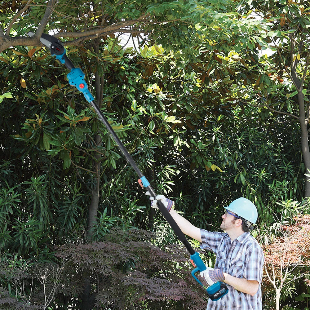 Electric Chainsaw Brushless 3500W Telescoping Pole 3 IN 1 Pruner High Branch Saw for 21V 18V Battery