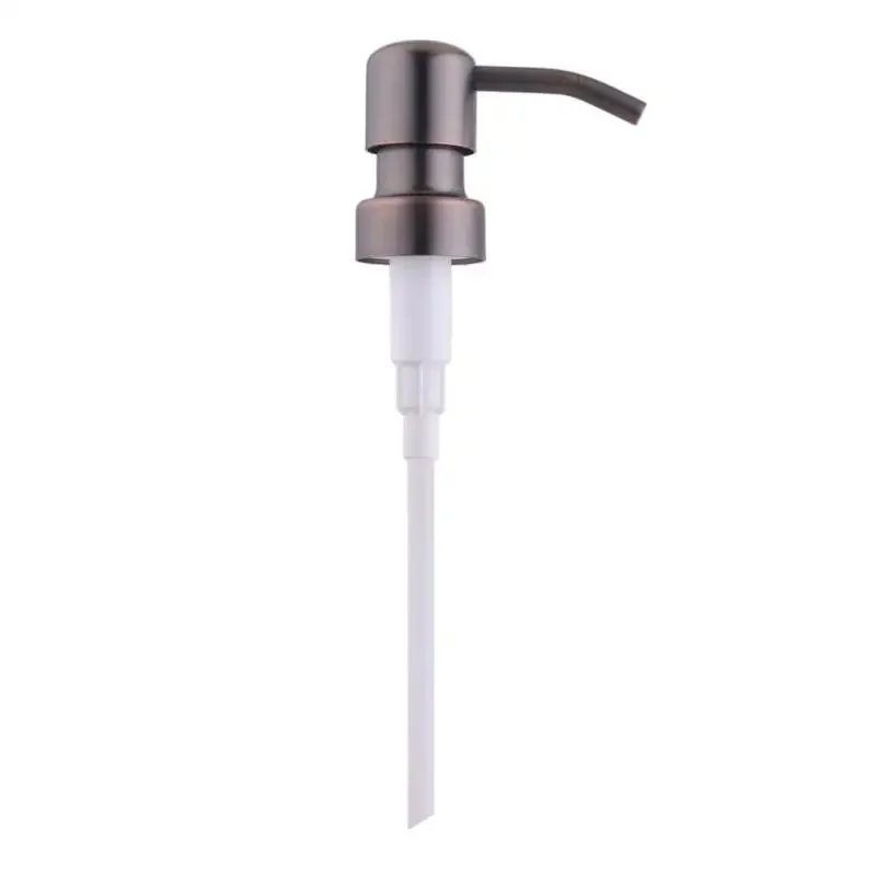 1Pc Metal Soap Pump Liquid Lotion Gel Dispenser Replacement Jar Tube Tool For 28/400 thread standard Monin Syrup Juice Bottle 3