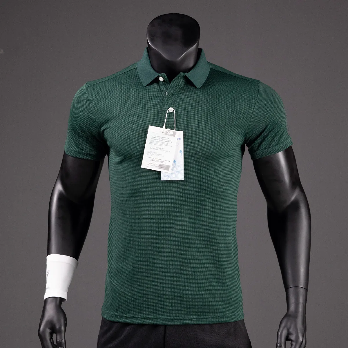 Men's Golf Shirt Luxury Functional Polo Shirt Quick-drying Perspiration Breathable Lapel Short-sleeved T-shirt for Man Summer 9