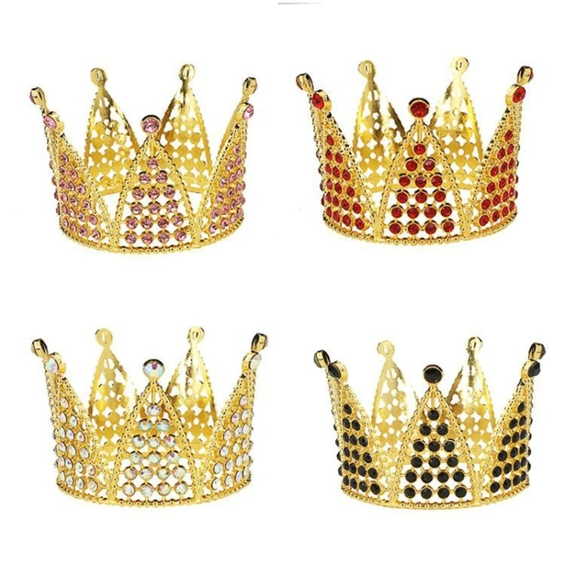 

Детская повязка на голову с короной Элегантная корона из сплава для фотографии создает удивительные воспоминания