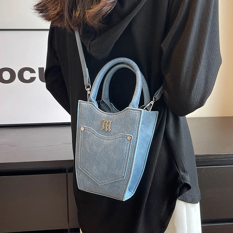 

Denim Casual Small Crossbody Bags for Women Versatile Luxury Designer New Vintage Fashion Shoulder Bag Purses and Handbags