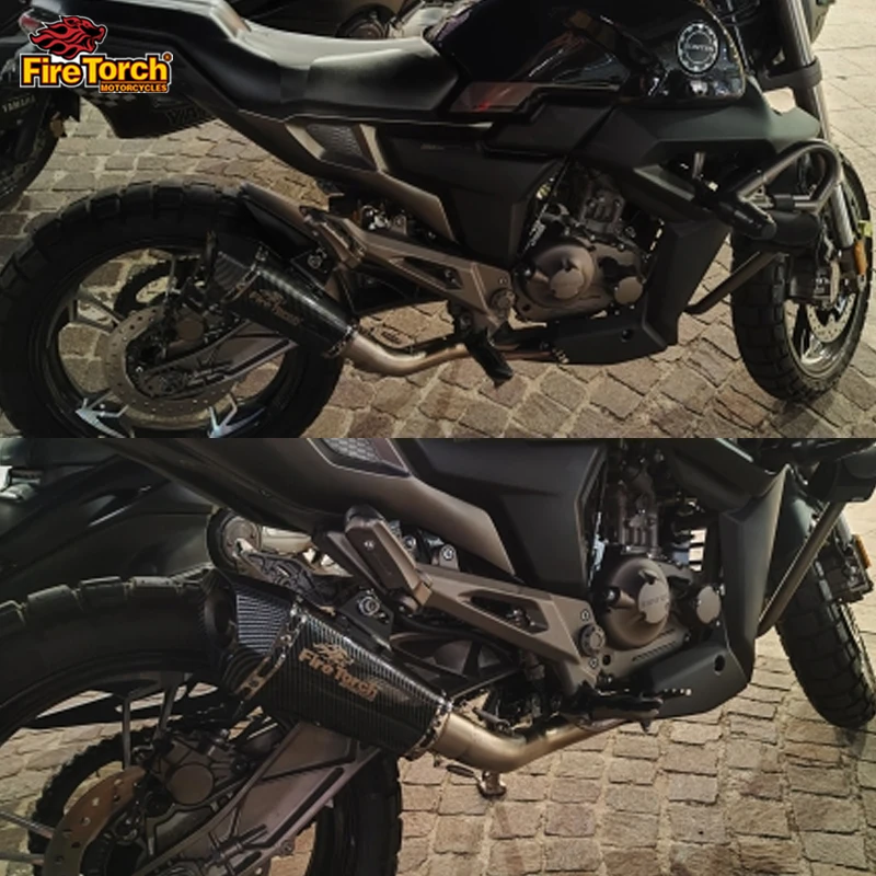 Для zontes ZT125 U1 G1 Z1 Z2 2021 2022 мотоциклетная выхлопная труба, полностью Модифицированная Передняя Соединительная труба с глушителем катализатора (art.: 3920bca3faa32) - 3920bca3faa32
