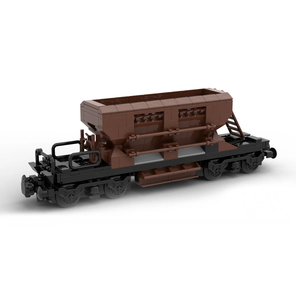 MOC Germany Gravel Side Dumper Wagon Freight Locomotive Train Vehicle Building Blocks Assemble Brick Parts Kid STEM Toy DIY Gift 6 S633e6fda2d3744bba2d024cd1991a384g