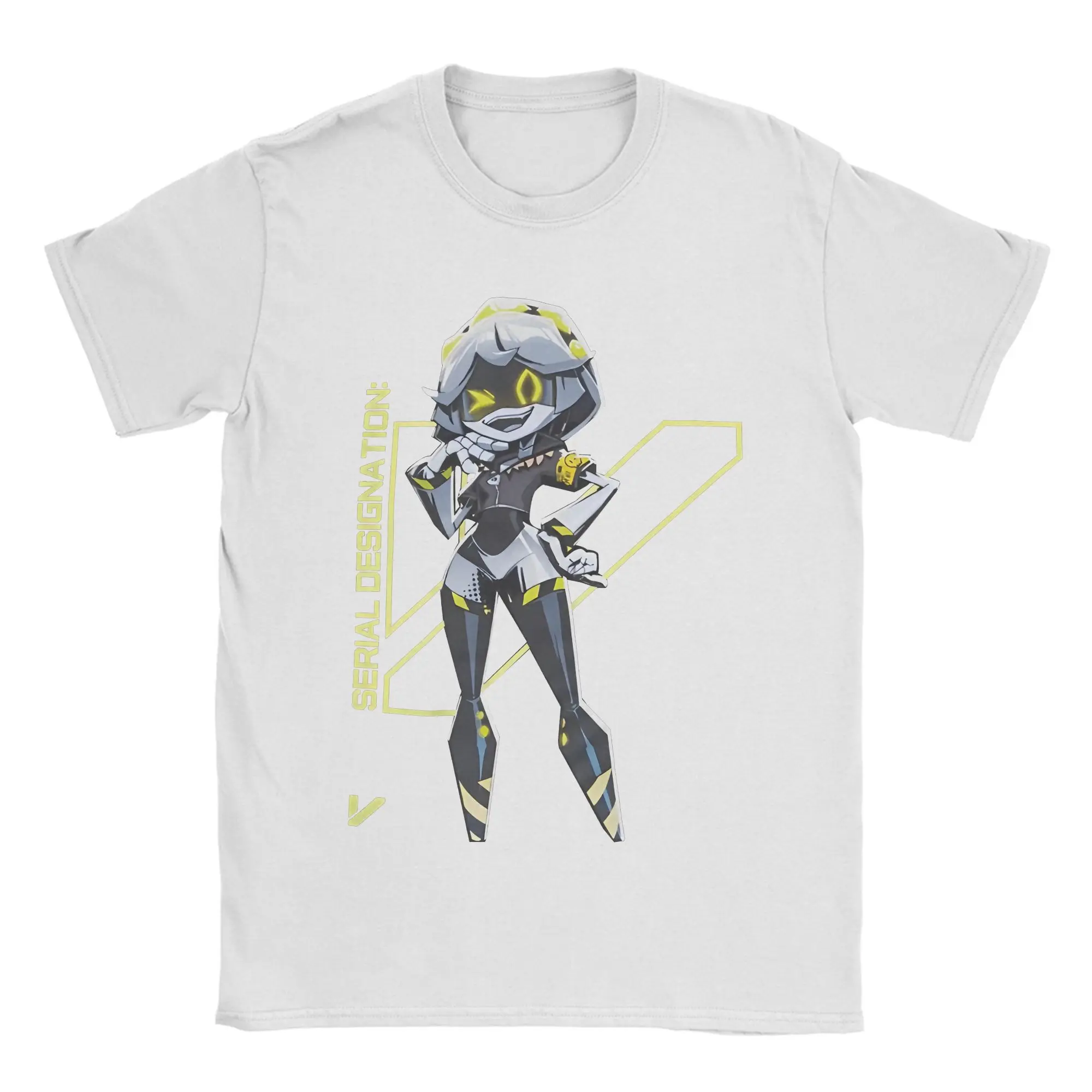 Men's 100% Cotton Murder Drones Graphic Tee - Funny Game Character Design, Round Neck Short Sleeve Shirt, Perfect Gift Idea