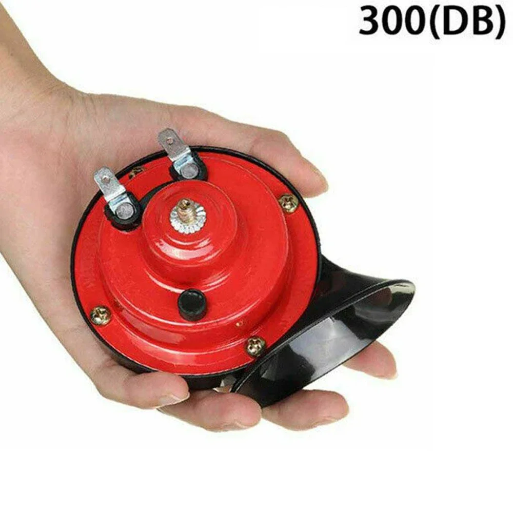 1/2Pcs 300 DB Car Horn: 12V Electric Snail Horn, Raging Sound Air Horn, for Car Motorcycle Trucks