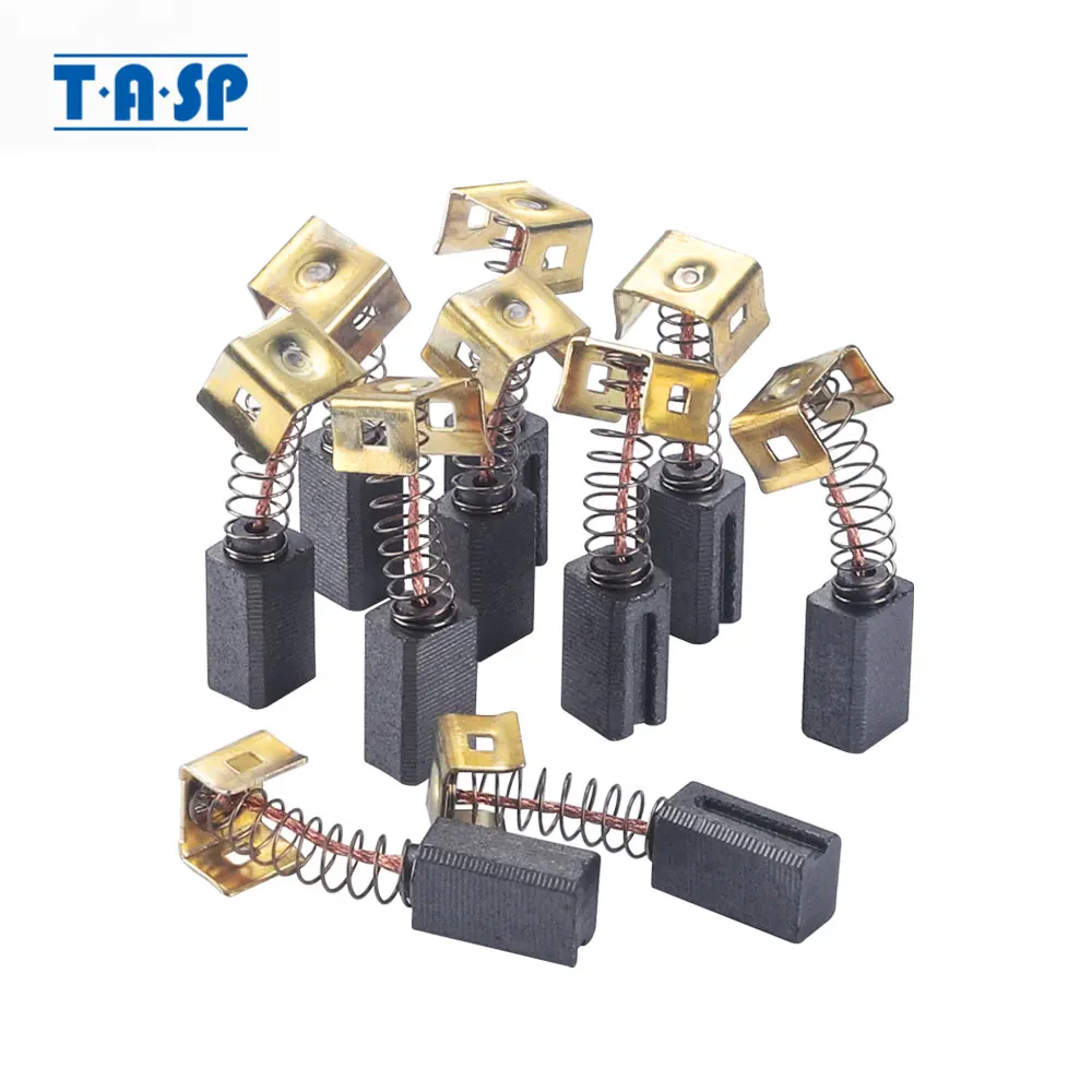 TASP 5쌍 카본 브러쉬 596071 -00 블랙 데커 앵글 그라인더용 CD105 C..