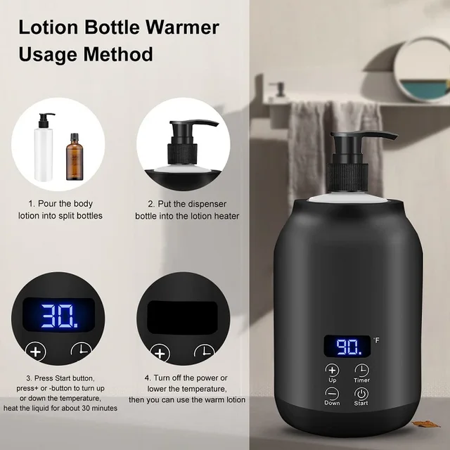 Massage Oil Warmer for Professional Salon Spa Home Lotion Heater Capacity  300ml Temperature Up To 60°C With 1 Bottle Treatment - AliExpress