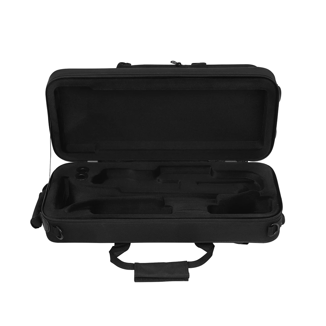 SLADE Trompeten-wasserdichter Koffer, schwarze Trompetentasche, leichte Aufbewahrungsbox für Anfänger und Studenten, Blechblasinstrumententeile – Detail 5