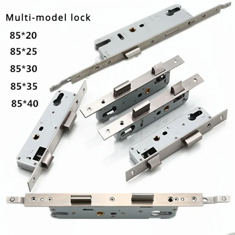 Door Lock Stainless Steel Hardware Accessories Lock Body 8520/25/30/35 Balcony Body Lockcase Fittings