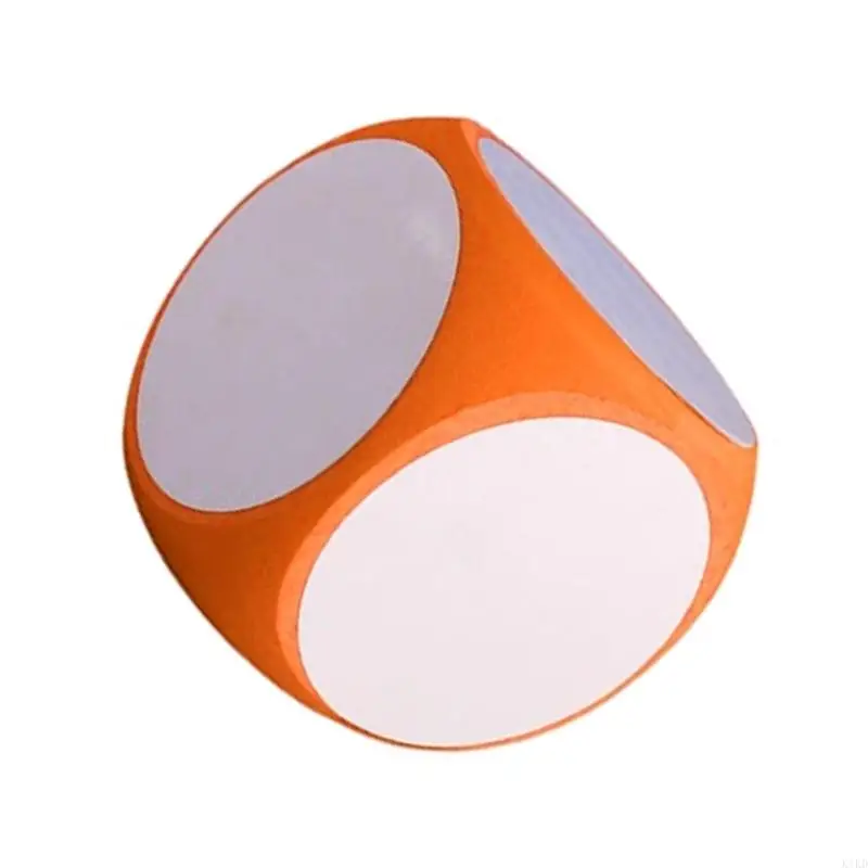K1KD Oversized Dices Blank Erasable Dices 15cm Foam for Math Teaching Class Board Game, Kid Educational Toy Game