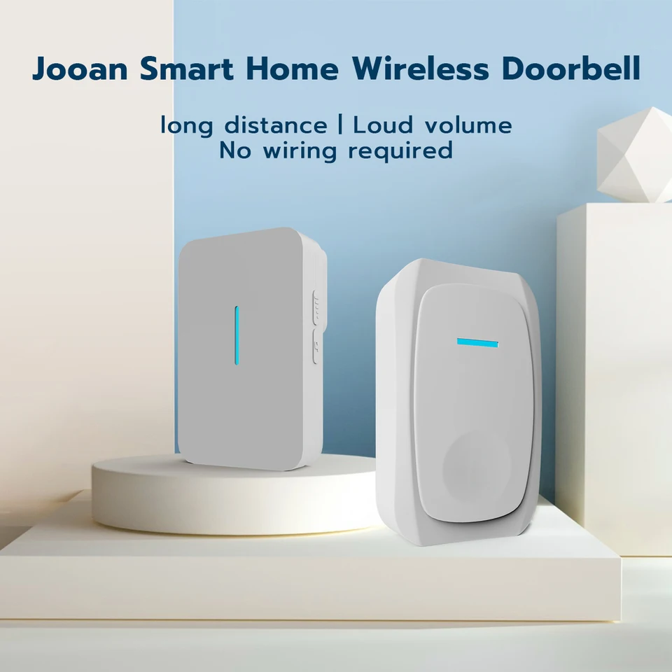 JOOAN Wireless Long Range Doorbell with LED Flash