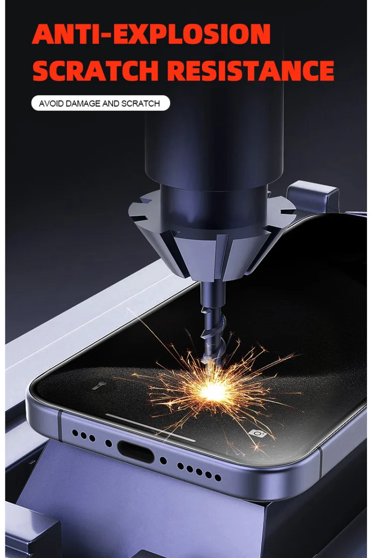 3 عبوات خالية من الغبار HD/الخصوصية من الزجاج المق...