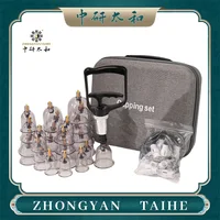 ZHONGYAN TAIHE 24-Piece ABS Cupping Therapy Set with Handheld Vacuum Pump for Home Muscle Pain Relief & Detox 1