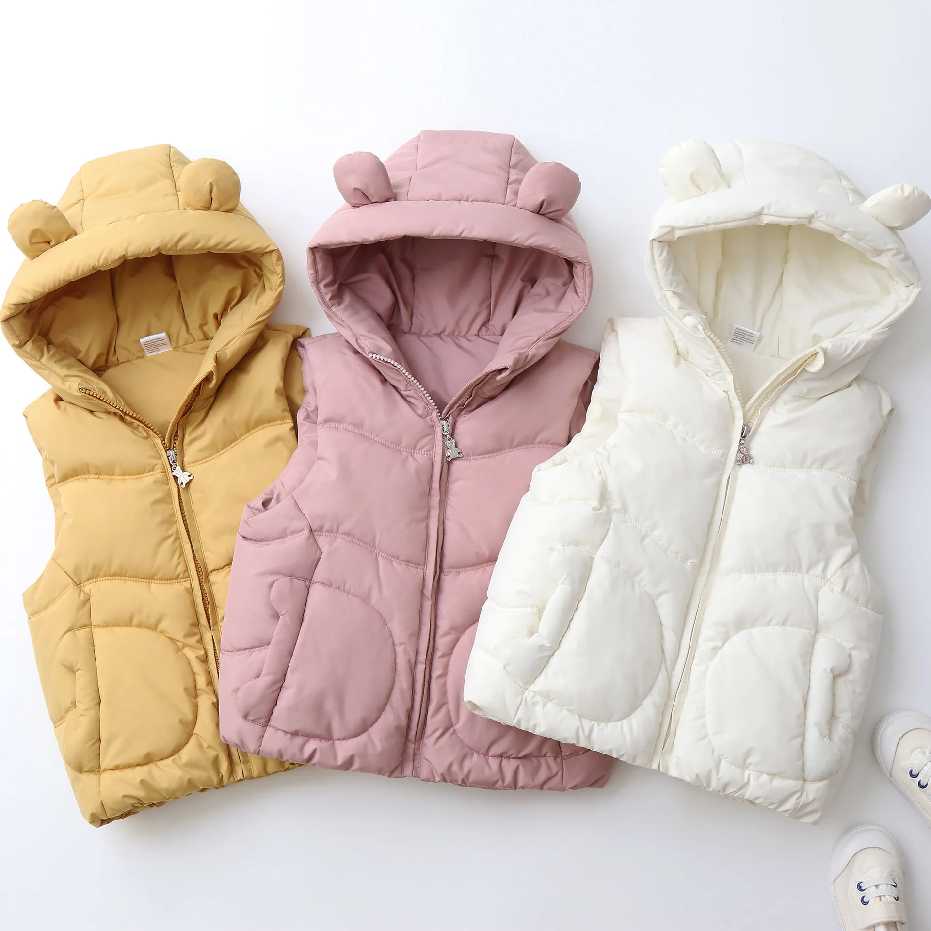 Thicken Lining Kids Waistcoat Windybreaker Jacket