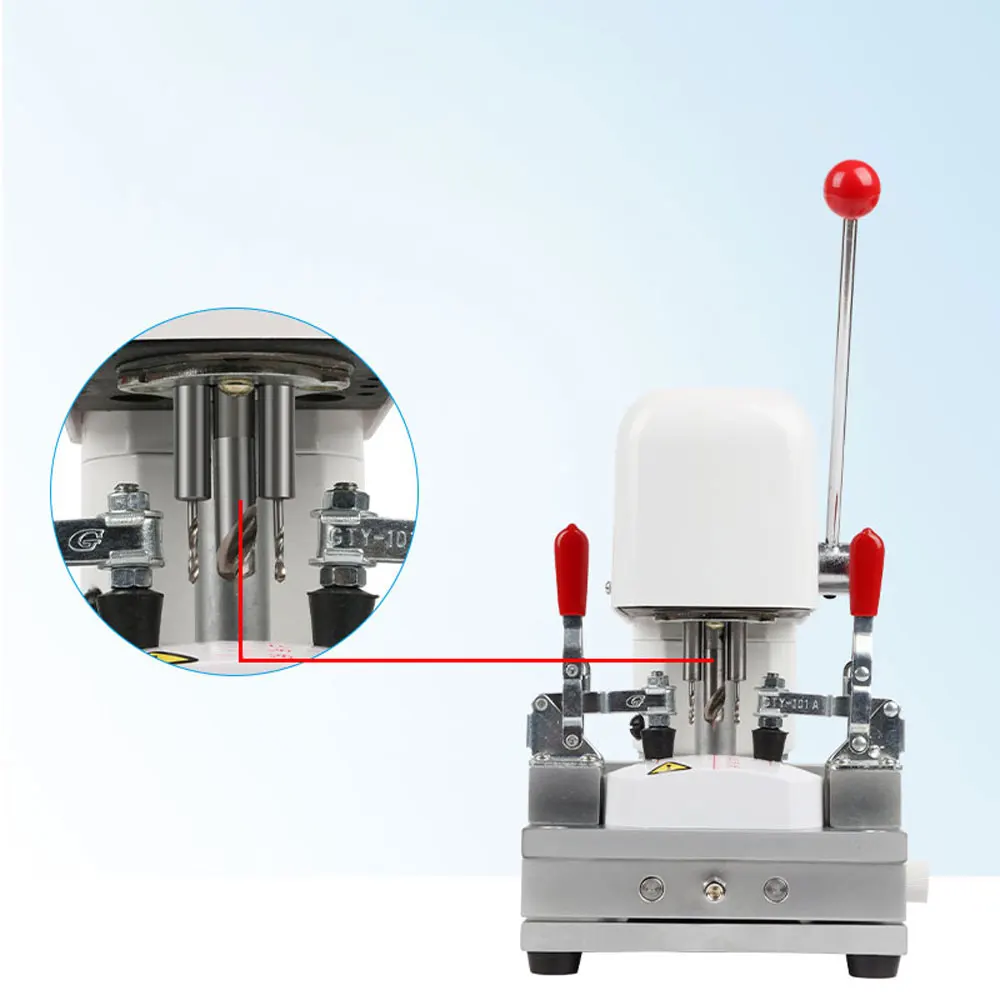 BR-918S Punching Machine Lens Template Punching Tool Glasses Drilling Machine Fixed Template Moulding Glasses Processing Equipme