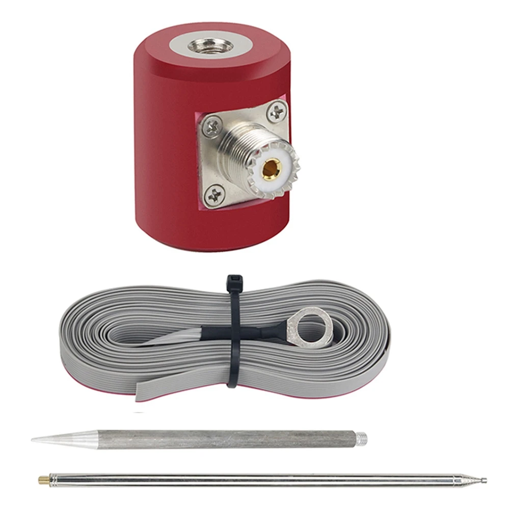 

5M/16.4FT QRP Antenna 14M-30MHz 300W HF Antenna Stainless Steel 1/4 Wavelength for USDX Radio