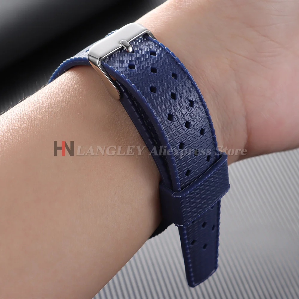 Tropical Silicone Quick Release Watch Band - Versatile Rubber Wristband