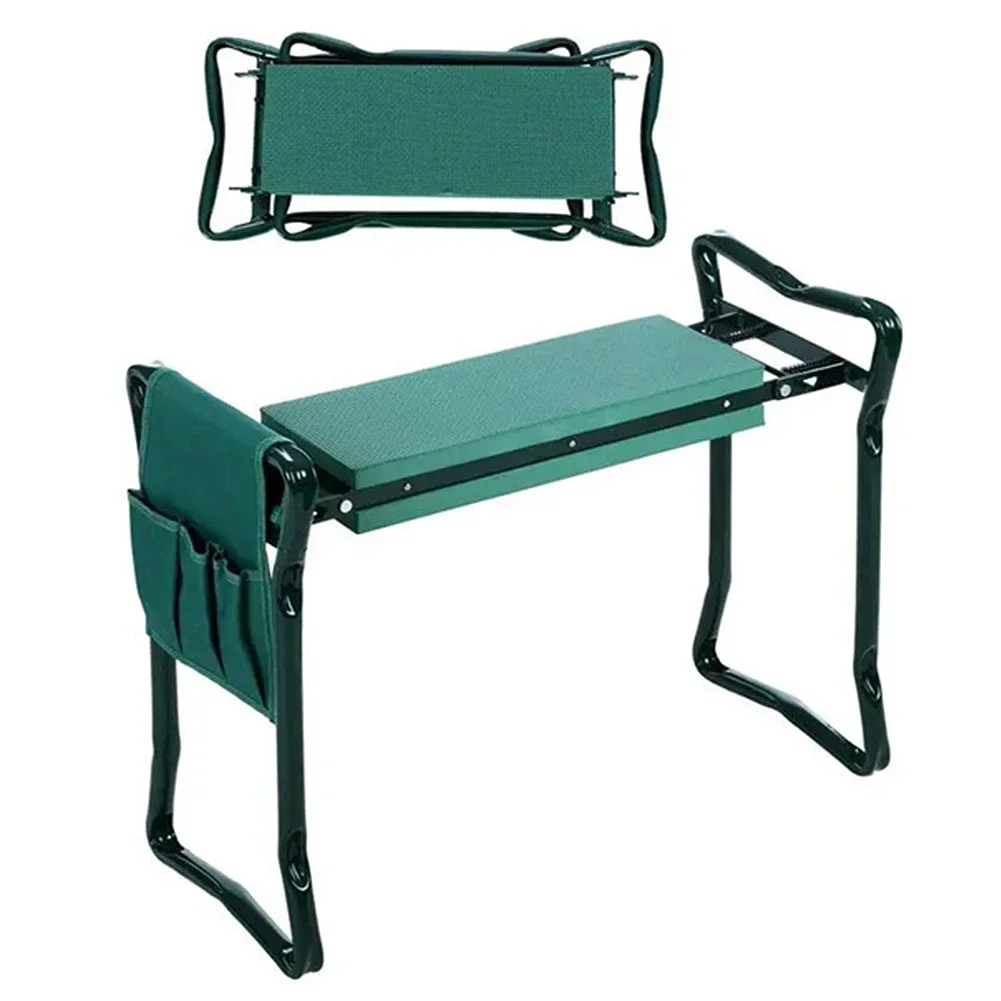 Heavy Duty Upgraded Garden Kneeler Thicken Seat Padded Kneeling Stool Indoor Outdoor 150KG Load Portable Folding Fishing Chairs