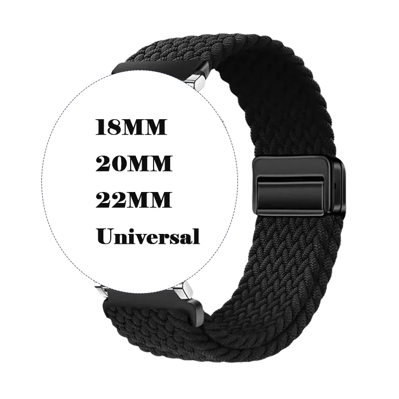 Nylon Magnetic Breathable Loop Watchband Strap