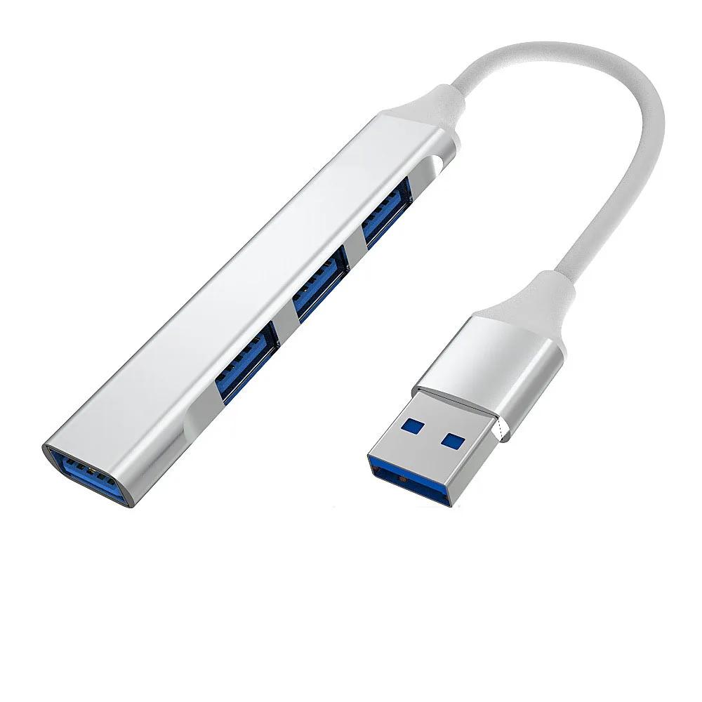 Smehoart High Speed 4 in 1 USB3.0 TypeC 3.0 Hub Expansion Splitter Dock Station Extension Cable