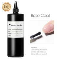 #809 Super Quality 1KG No Wipe Top Coat Primer Base Coat UV Gel Soak Off Nail Supplier China Factory Gel Polish For Nail Art 2