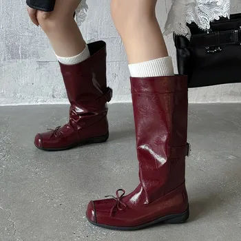 Sam Tube Slip-On High Boots 1