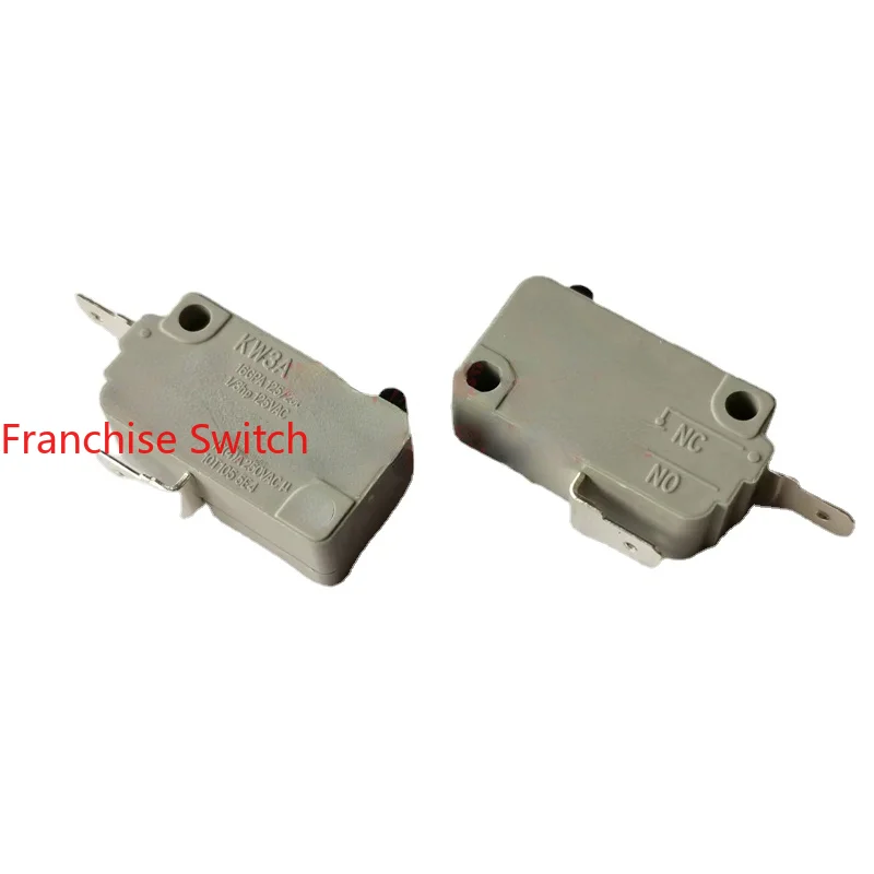 

10PCS KW3A Microswitch Travel Limit Normally Closed 2-Foot Microwave Oven Foot Switch Rice Cooker