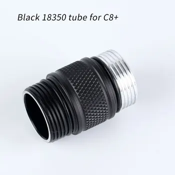 Convoy 블랙 18350 튜브, C8 + 손전등용