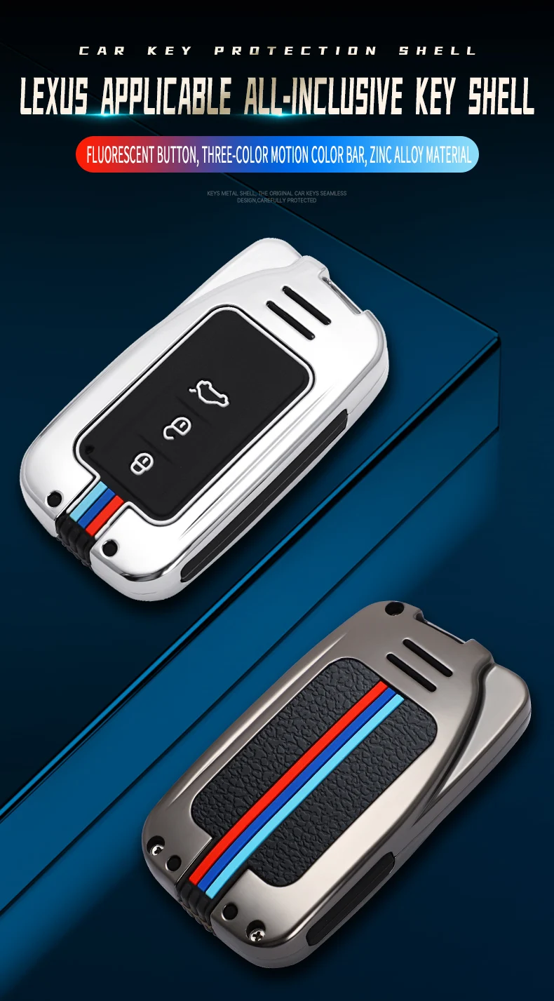 Copertura della cassa chiave a distanza dell'automobile Shell per Lexus Is250 NX GS RX ES GX LX RC 200 350 LS 450H 300H portachiavi accessori Auto - S633ff9163fd44f4ca3ca49ebc4a114d2N