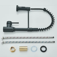 Pull Down Kitchen Faucet Sing Handle Hot Cold Water Mixer Tap 360° Swivel Dual Function Nozzle Kitchen Sink Tap Crane 6