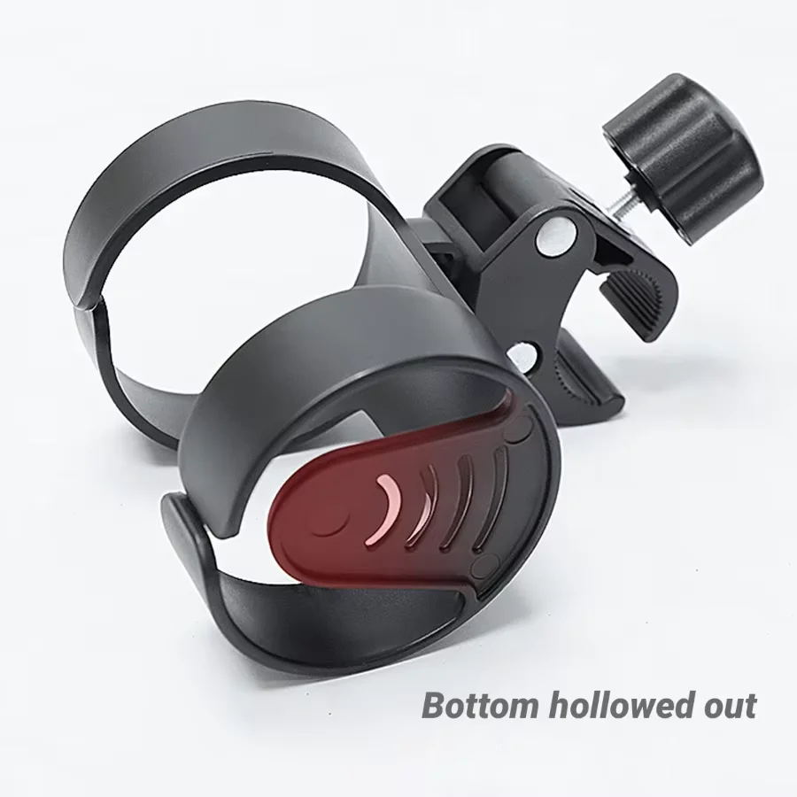 Baby Stroller Cup Holder Easy to Install 360 &deg; Rotation Wheelchair Cup Holder Stroller Accessories Harmless to Children